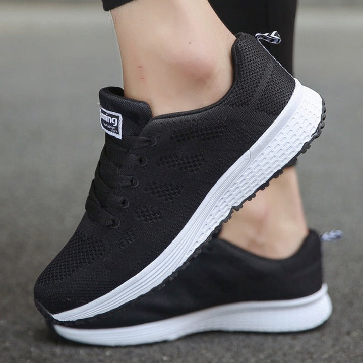 Kennedy | Dames Casual Wandelsneakers Met Veters