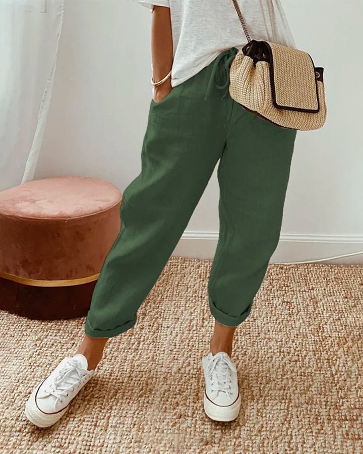 Emma | Dames Casual Broek met Losse Pasvorm