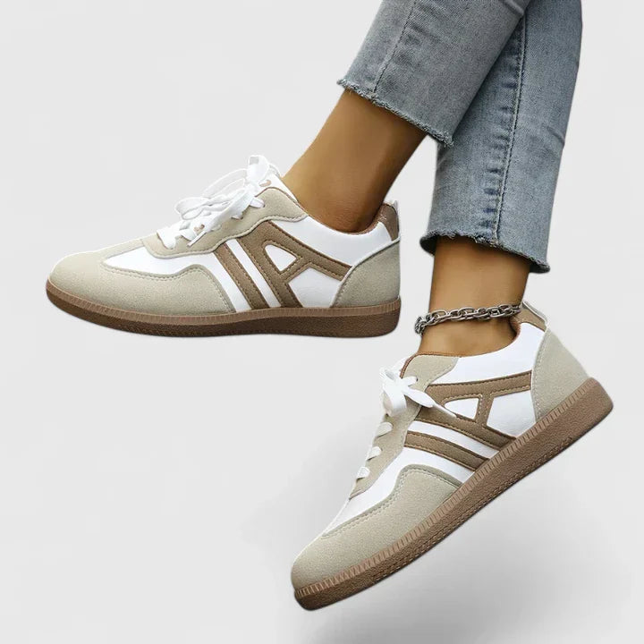 Jacqueline | Dames Retro Vetersneakers