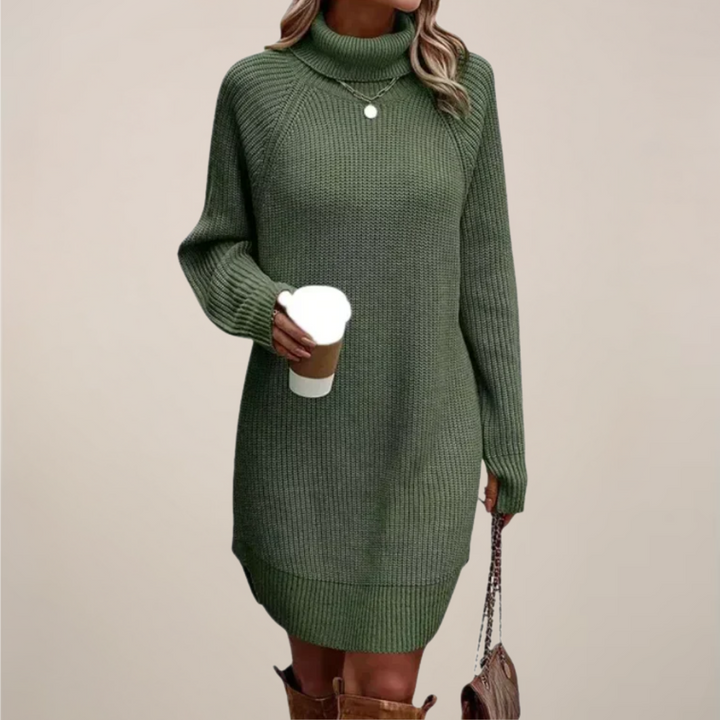 Faye | Dames Coltrui Jurk met Lange Mouwen