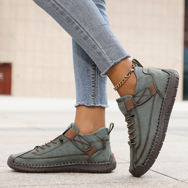 Paisley | Dames Casual Enkellaarzen Met Veters
