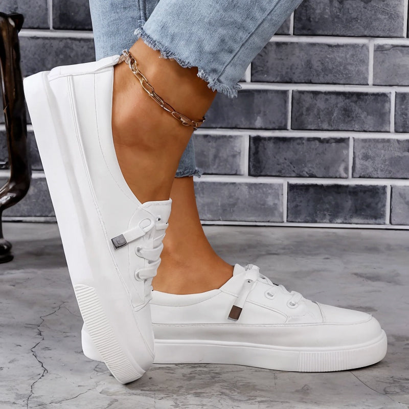 Nicole | Dames Minimalistische Vetersneakers