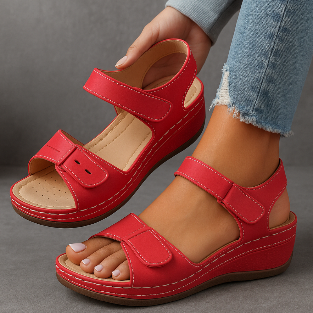 Kendra | Dames Comfortabele Sleehak Sandalen Voor De Zomer