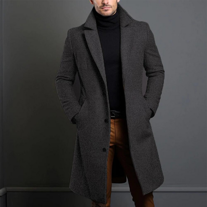 Griffin | Heren Lange Warme Wintertrenchcoat