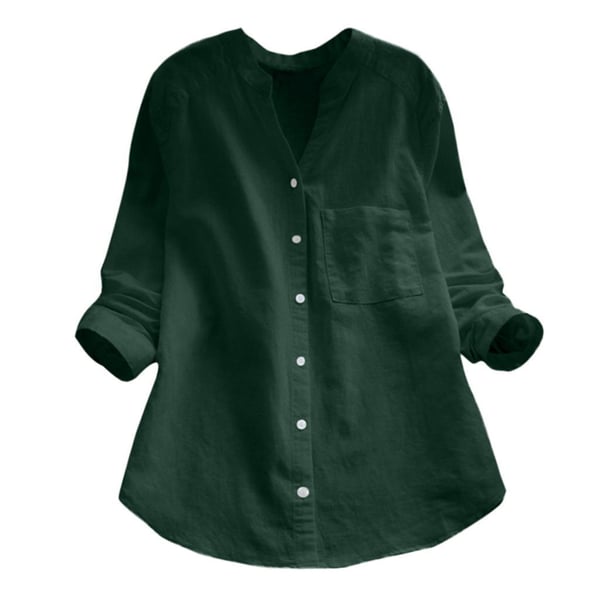 Dahlia | Dames Relaxed Fit Knopen Shirt Blouse