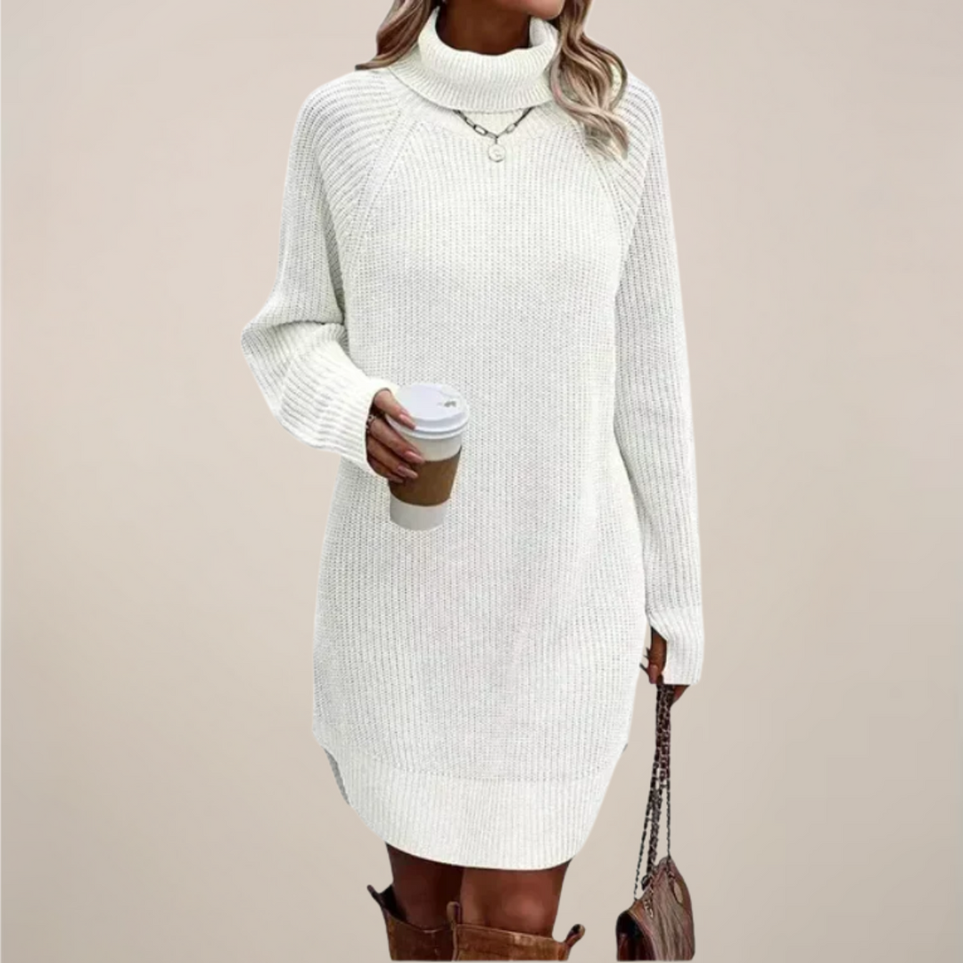 Faye | Dames Coltrui Jurk met Lange Mouwen