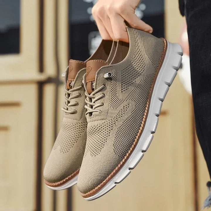 Bennett | Heren Veters Gebreide Zool Casual Schoenen