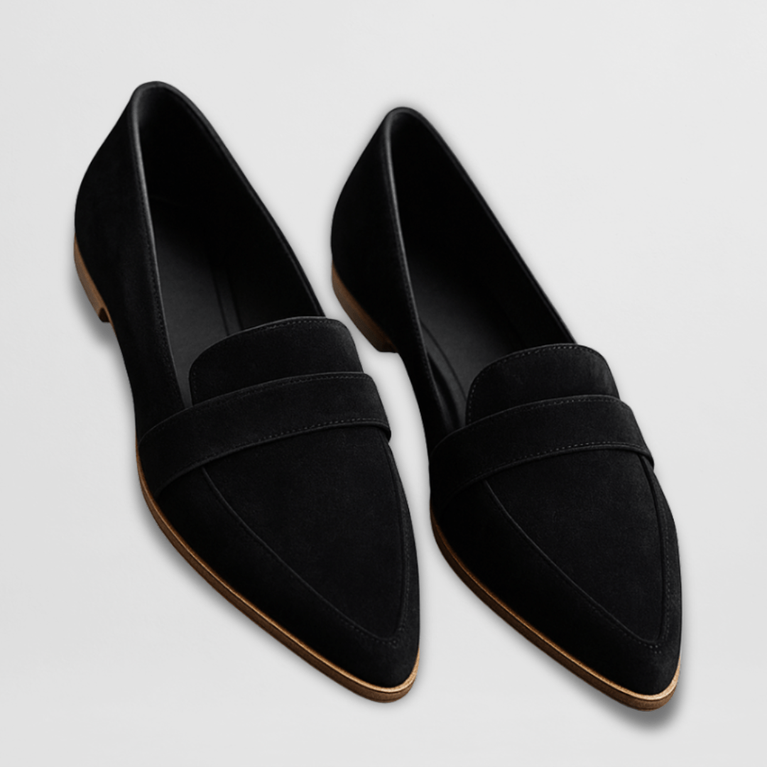 Paige | Dames elegante comfortabele puntige loafers
