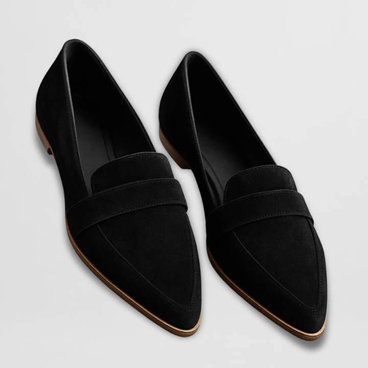 Paige | Dames elegante comfortabele puntige loafers
