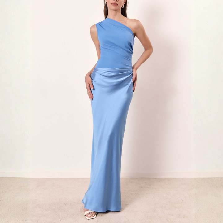 Kaylani | Dames One-Shoulder Maxi Feestjur
