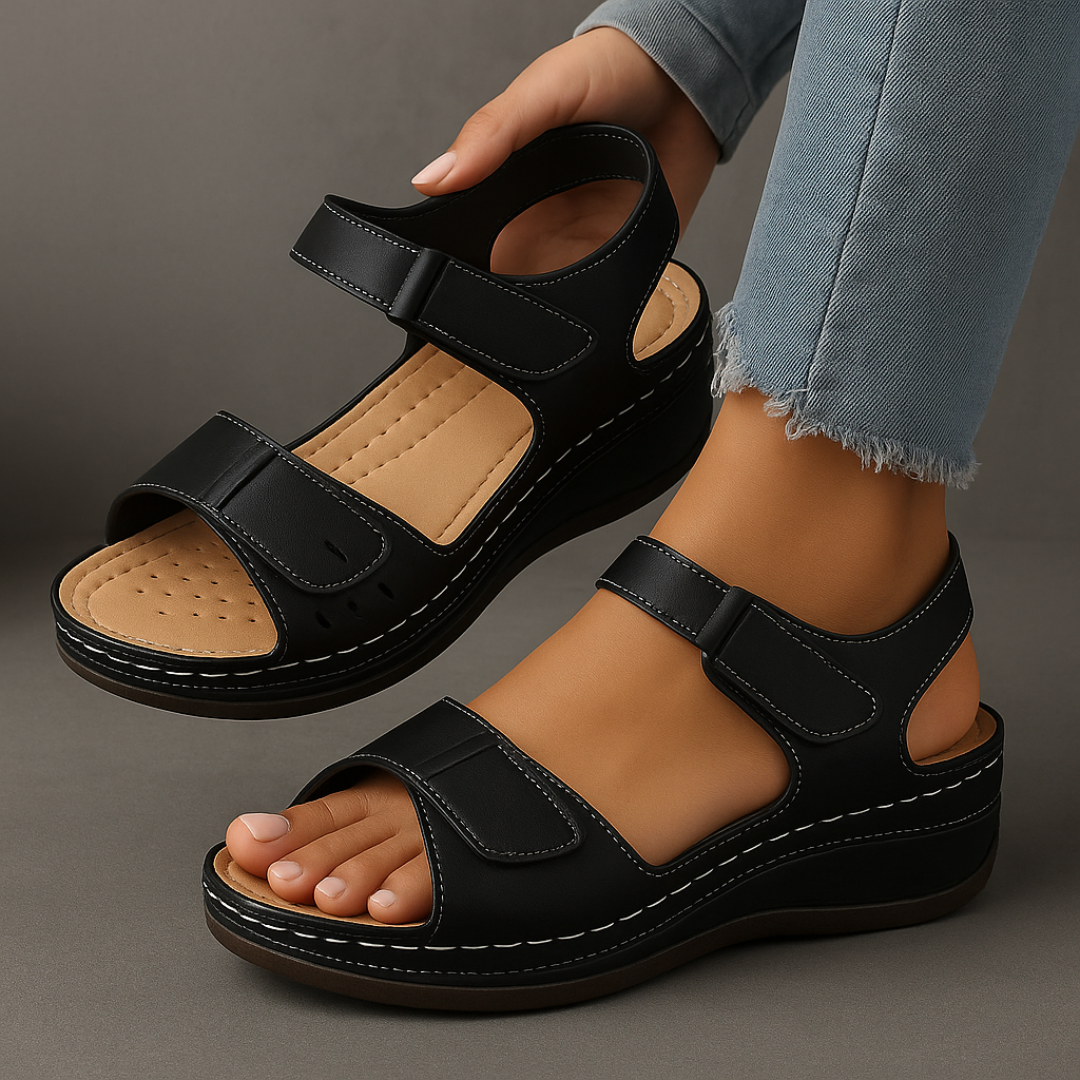 Kendra | Dames Comfortabele Sleehak Sandalen Voor De Zomer