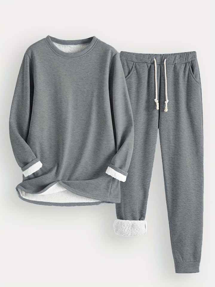 Women’s Cozy Long Sleeve Loungewear Set