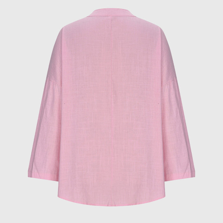 Annalise | Dames Casual Top met Losse Pasvorm en Lange Mouwen