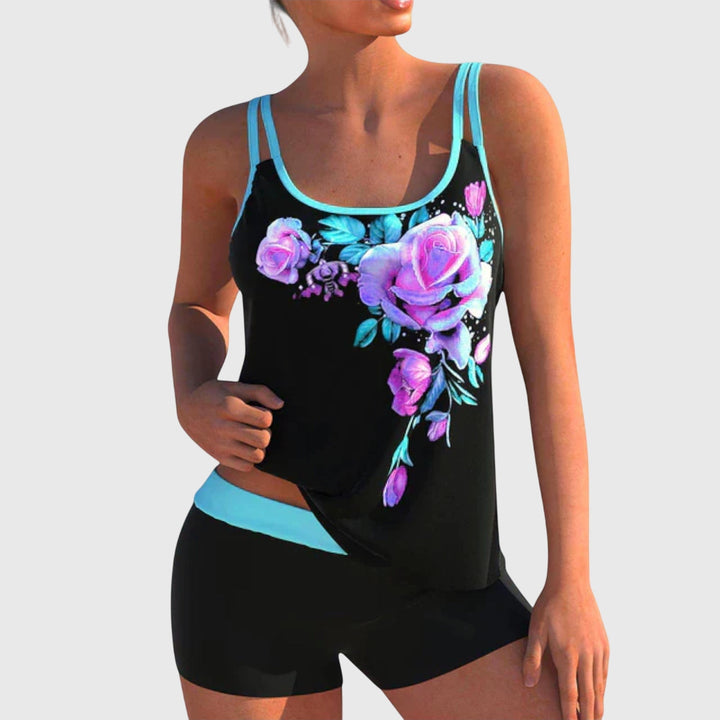 Riley | Dames Tankini Set met Kleurrijke Print