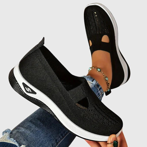 Tessa | Dames Ademend Instap Gebreide Sneakers