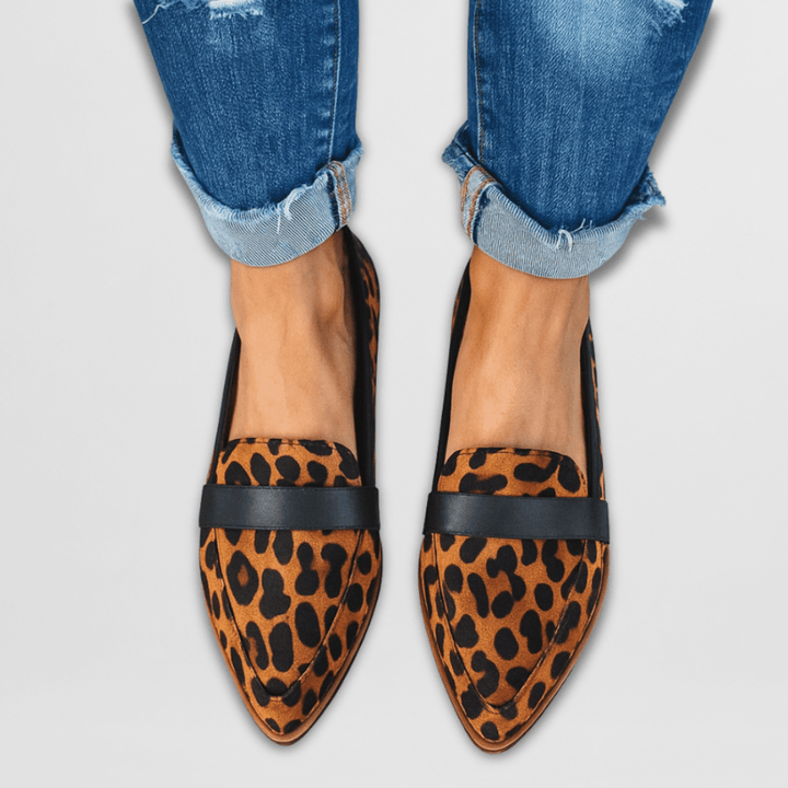 Paige | Dames elegante comfortabele puntige loafers