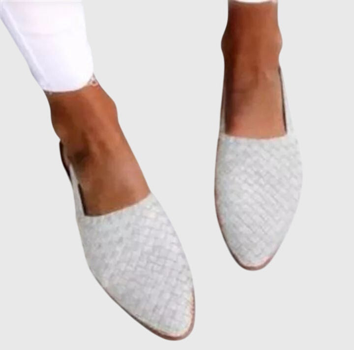 Grace | Dames geweven instap platte schoenen