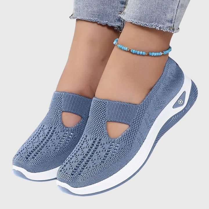 Tessa | Dames Ademend Instap Gebreide Sneakers