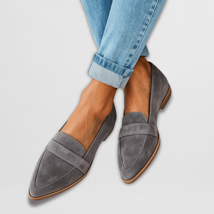 Paige | Dames elegante comfortabele puntige loafers