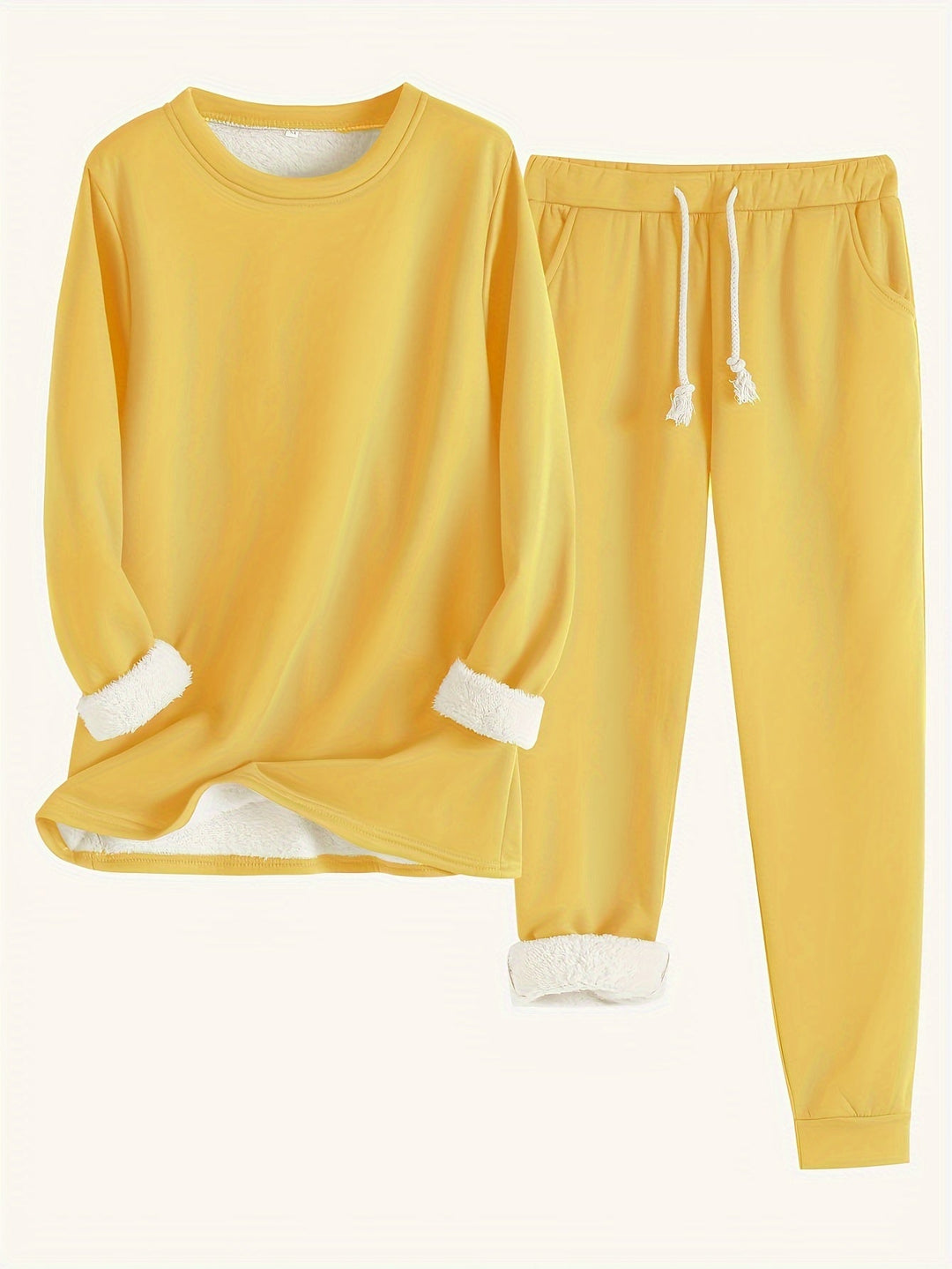 Women’s Cozy Long Sleeve Loungewear Set