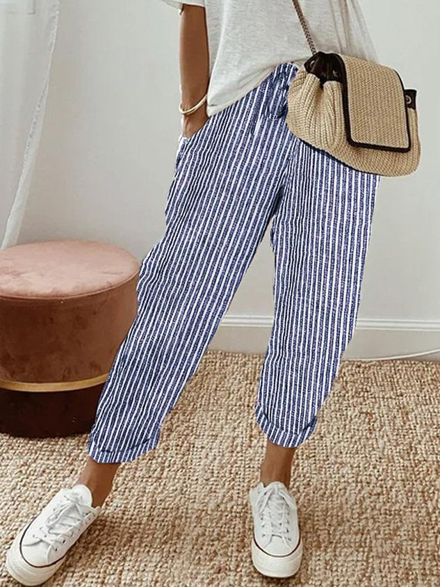 Emma | Dames Casual Broek met Losse Pasvorm