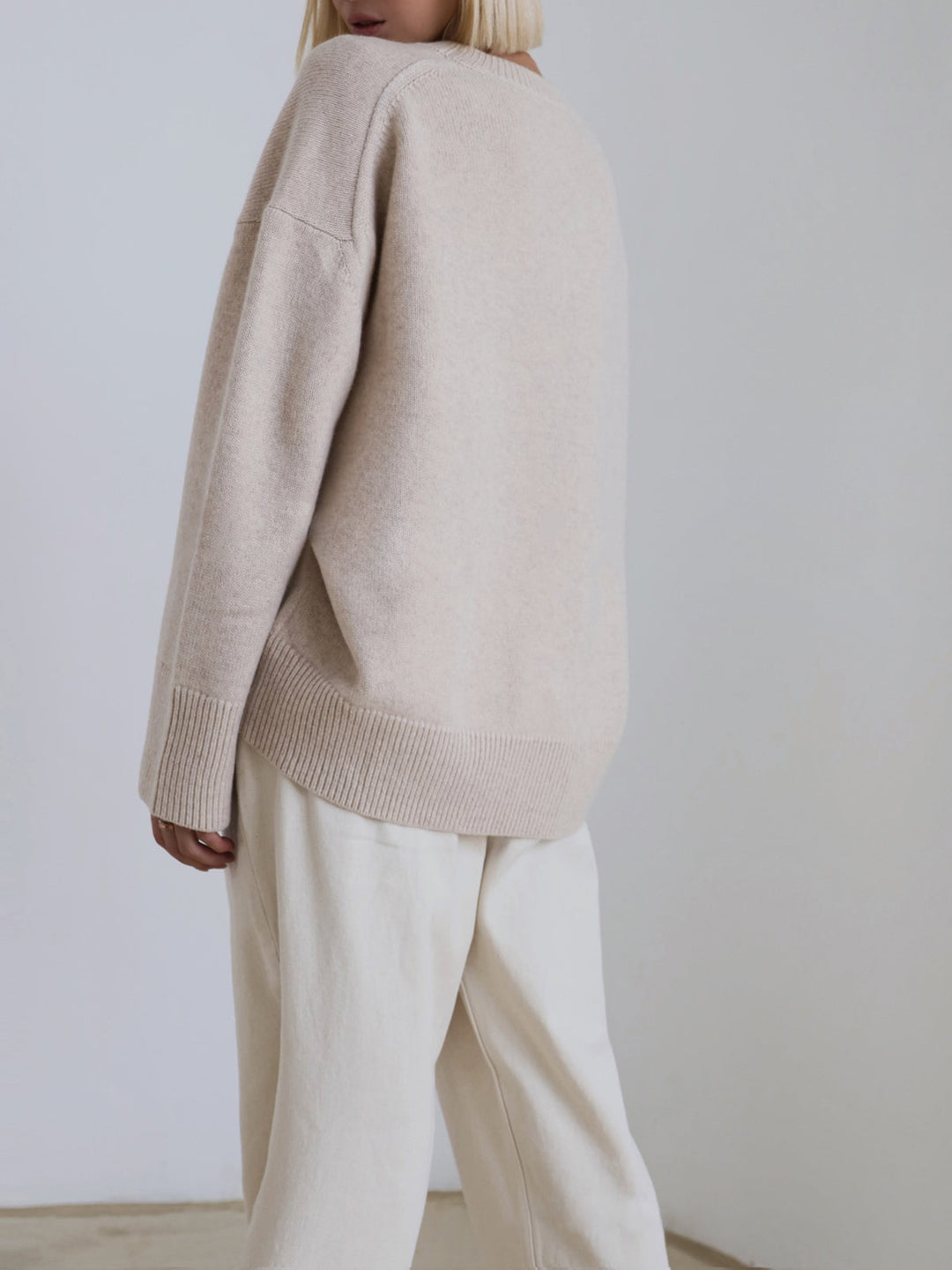 Mary | Dames Winter Oversized Gebreide Pullover Trui