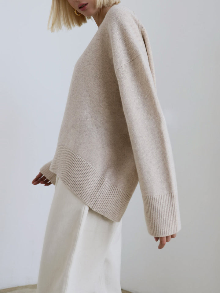 Mary | Dames Winter Oversized Gebreide Pullover Trui