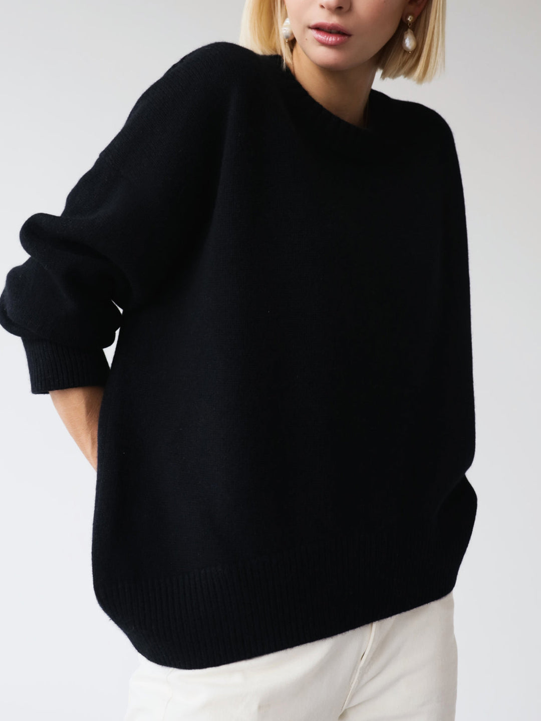 Mary | Dames Winter Oversized Gebreide Pullover Trui