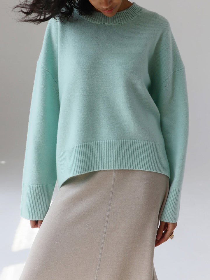 Mary | Dames Winter Oversized Gebreide Pullover Trui