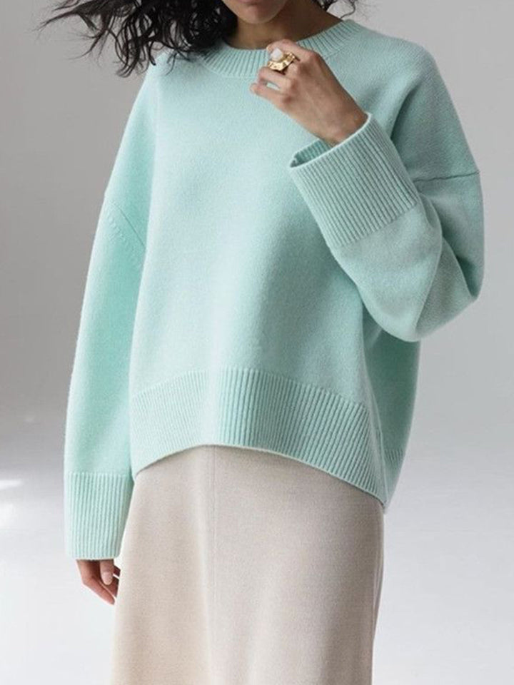 Mary | Dames Winter Oversized Gebreide Pullover Trui