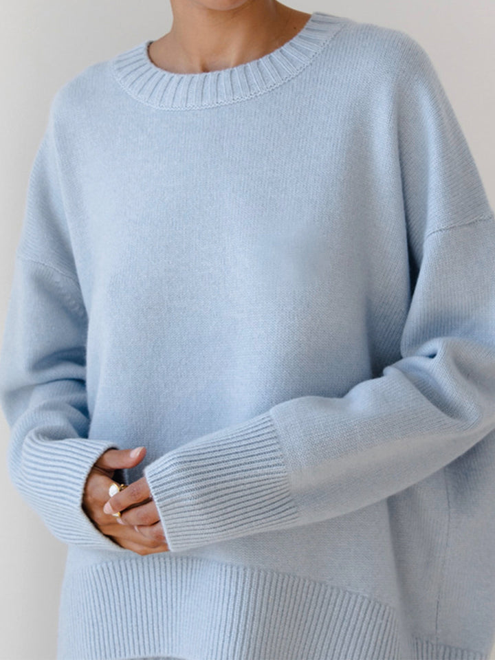 Mary | Dames Winter Oversized Gebreide Pullover Trui