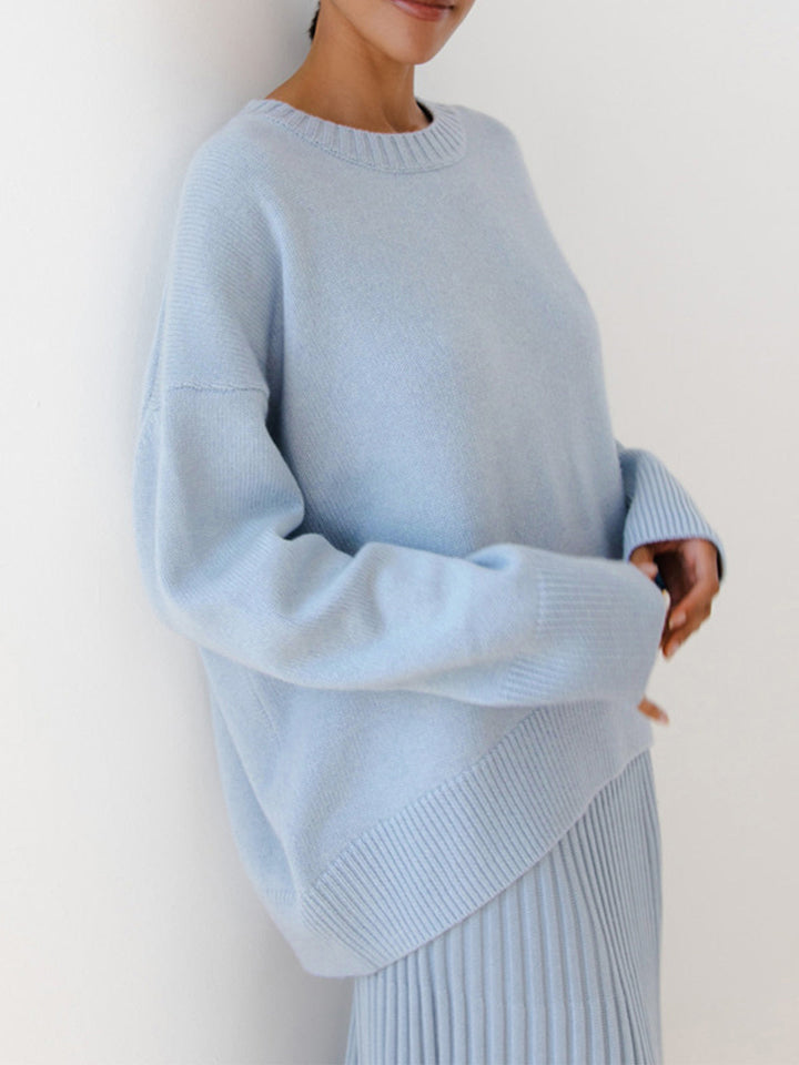 Mary | Dames Winter Oversized Gebreide Pullover Trui