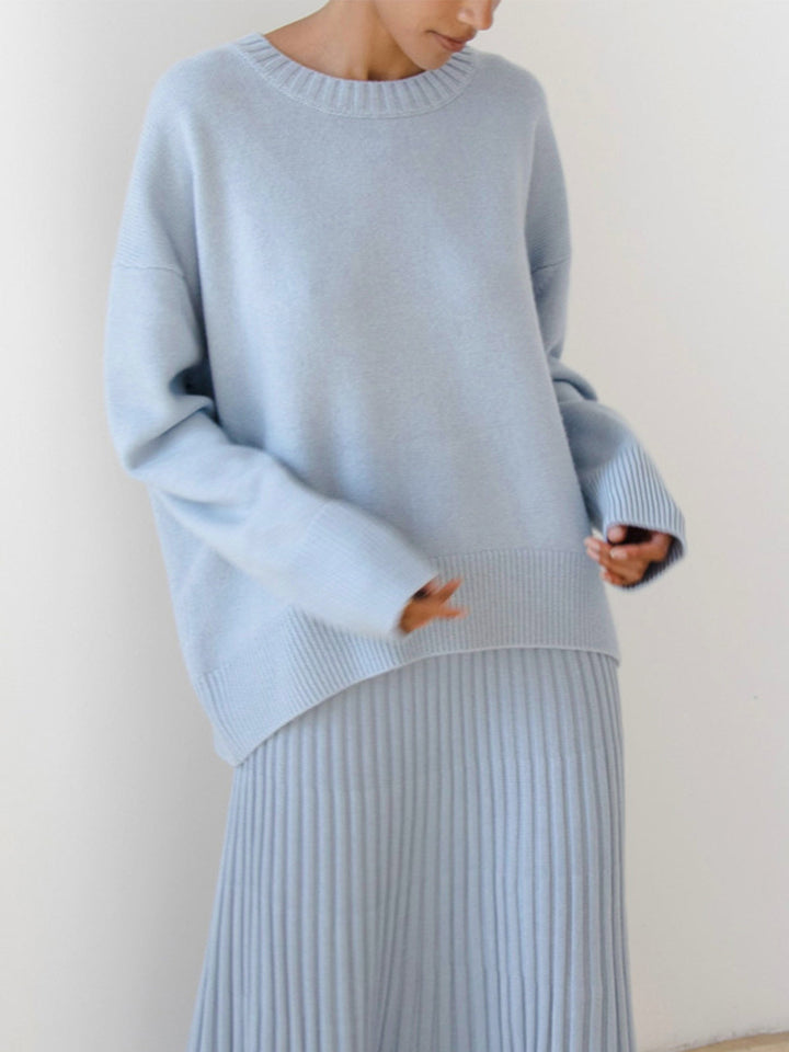 Mary | Dames Winter Oversized Gebreide Pullover Trui