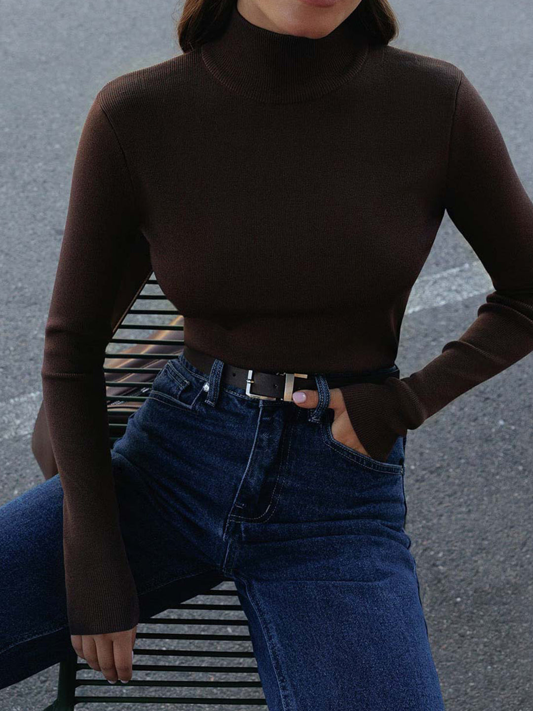 Jasmine | Dames Winter Slim Fit Pullover Sweater