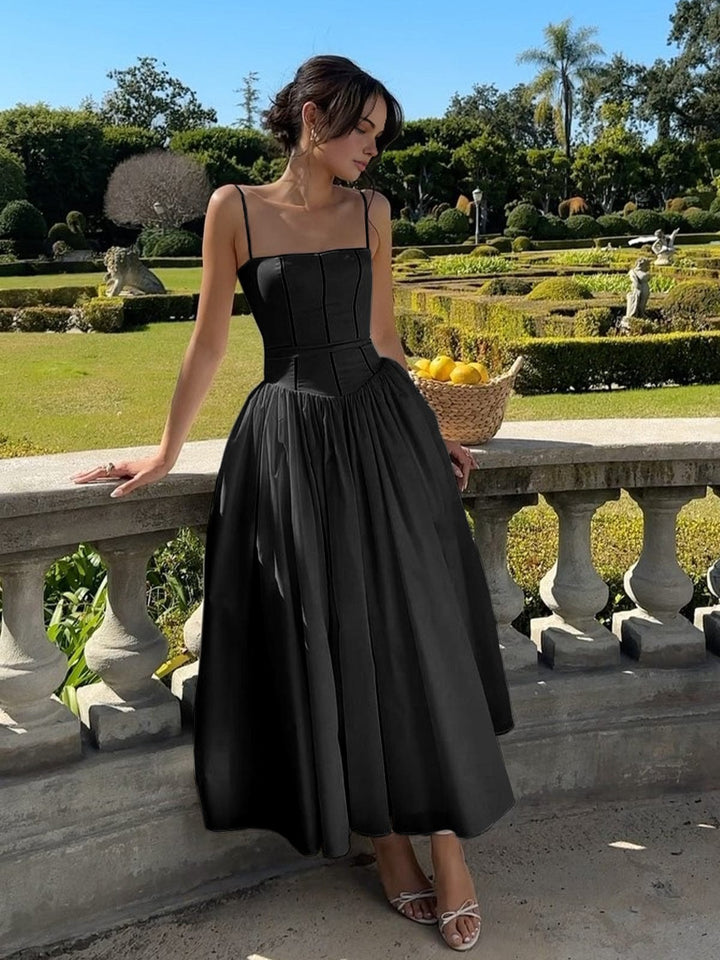 Bailey | Elegante Corset Midi-jurk voor Vrouwen als Bruidsgast
