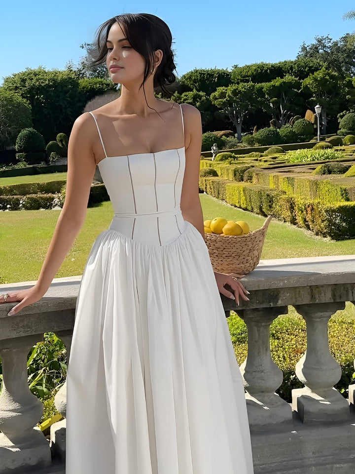 Bailey | Elegante Corset Midi-jurk voor Vrouwen als Bruidsgast