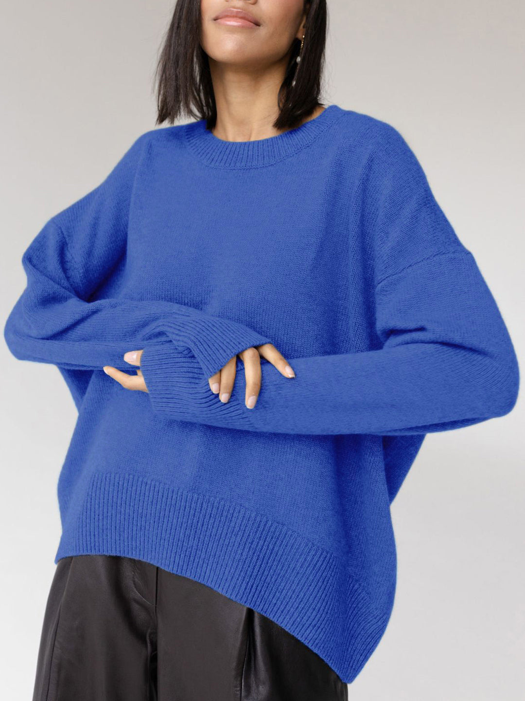 Mary | Dames Winter Oversized Gebreide Pullover Trui