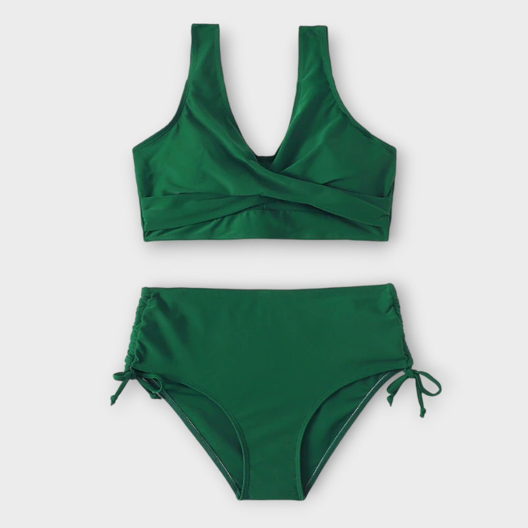 Natalie | Dames Eénstuk Badpak met Wrap-Front Design