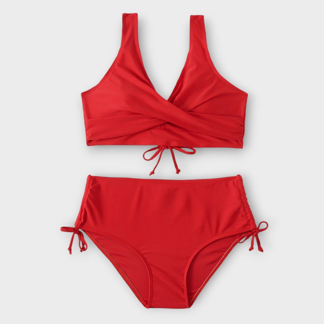 Natalie | Dames Eénstuk Badpak met Wrap-Front Design