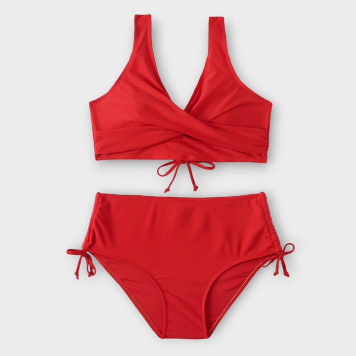 Natalie | Dames Eénstuk Badpak met Wrap-Front Design