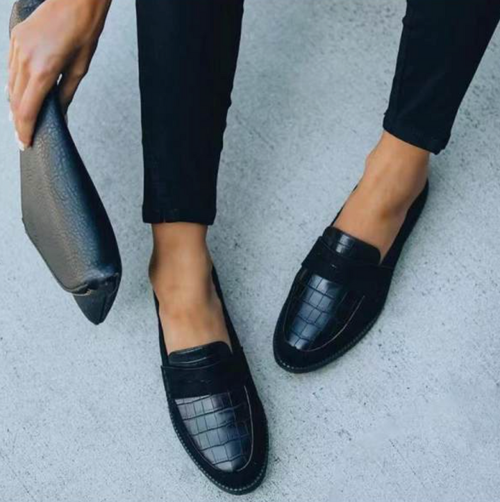 Rebecca | Dame Klassieke Slip-On Loafer Schoenen