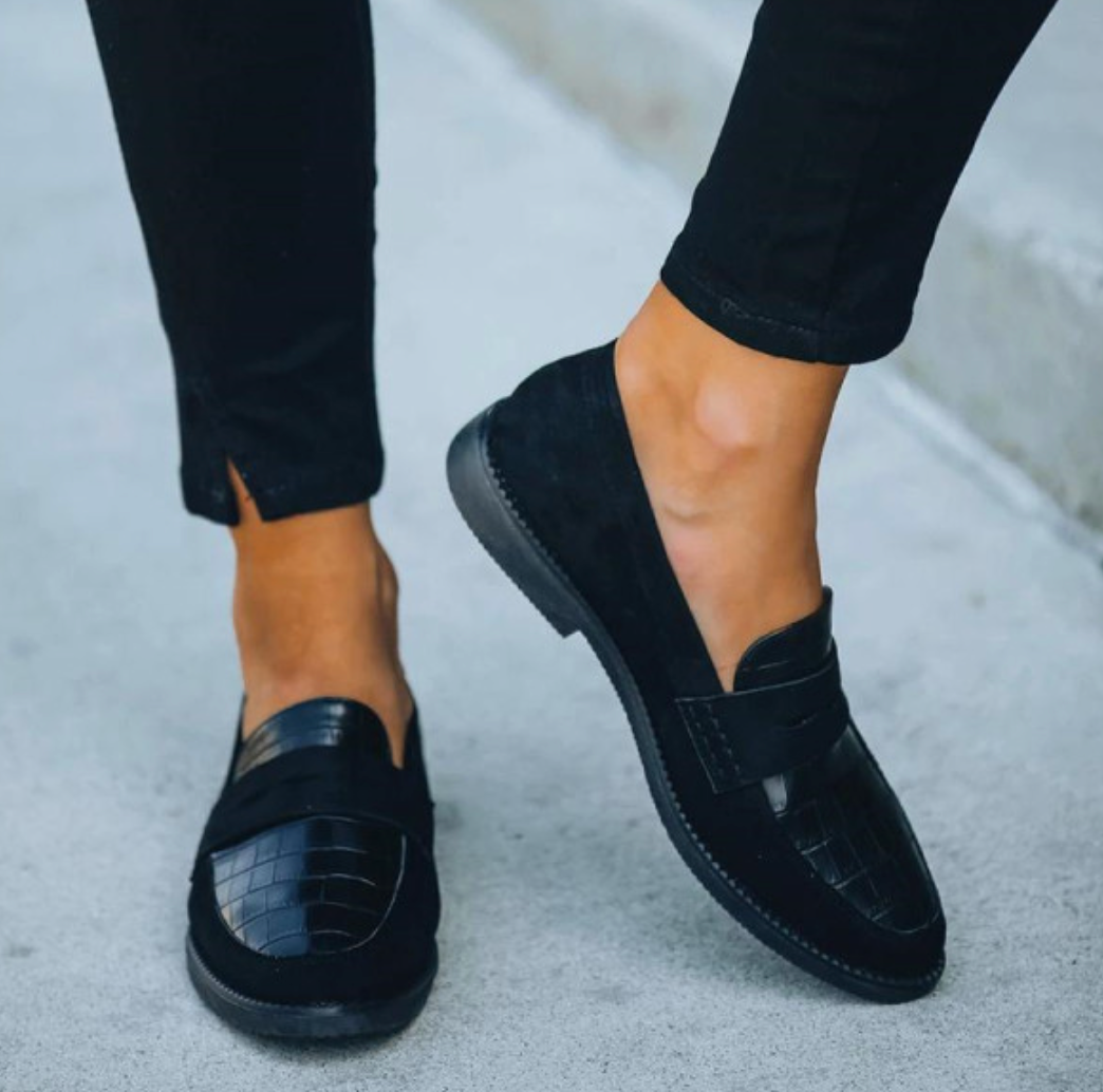 Rebecca | Dame Klassieke Slip-On Loafer Schoenen