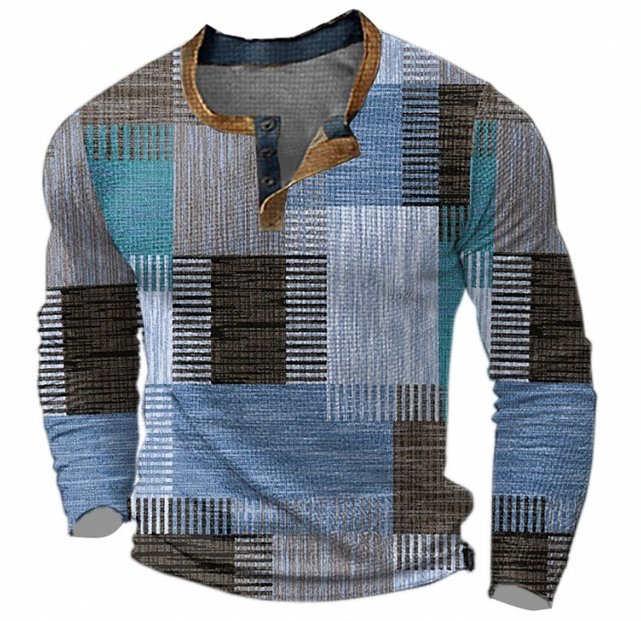 Connor | Heren Shirt met Knoopsluiting en Artistieke Stijl