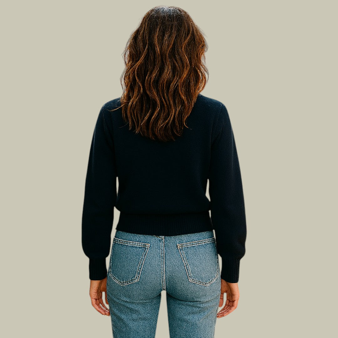 Journey | Dames Gezellige V-Hals Gebreide Cardigan met Knopen