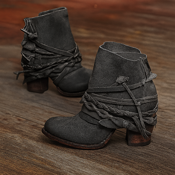 Angelica | Dames Western Gesloten Laag Hak Boots