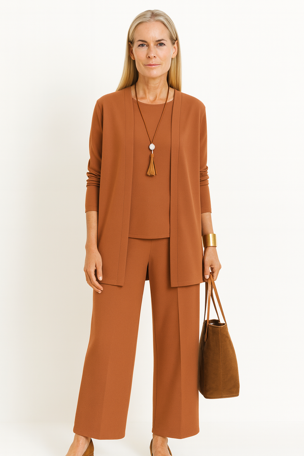Adeline | Dames Minimalistische Drie-Delige Lounge Set