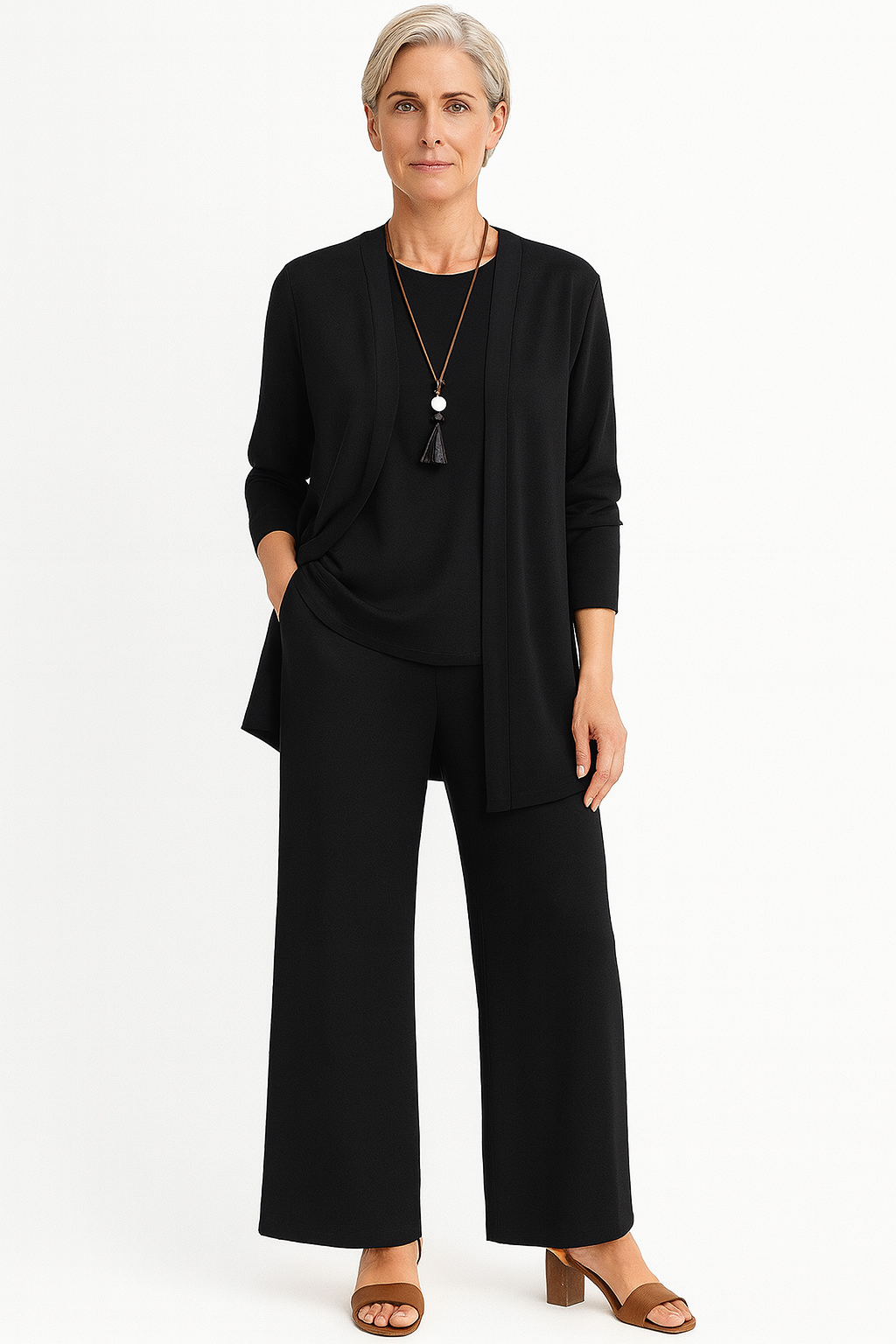 Adeline | Dames Minimalistische Drie-Delige Lounge Set