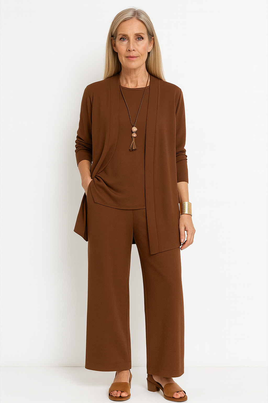 Adeline | Dames Minimalistische Drie-Delige Lounge Set