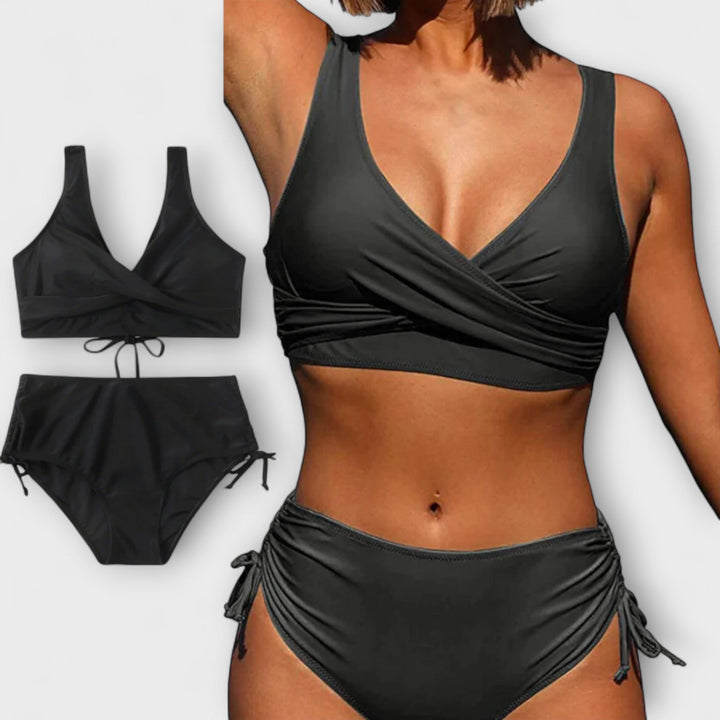 Natalie | Dames Eénstuk Badpak met Wrap-Front Design