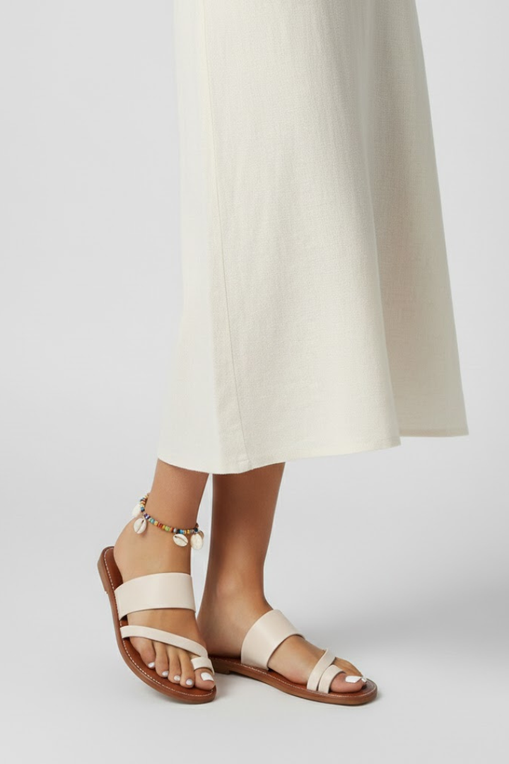 Arianna | Dames Slip-On Sandalen met Buckle Band